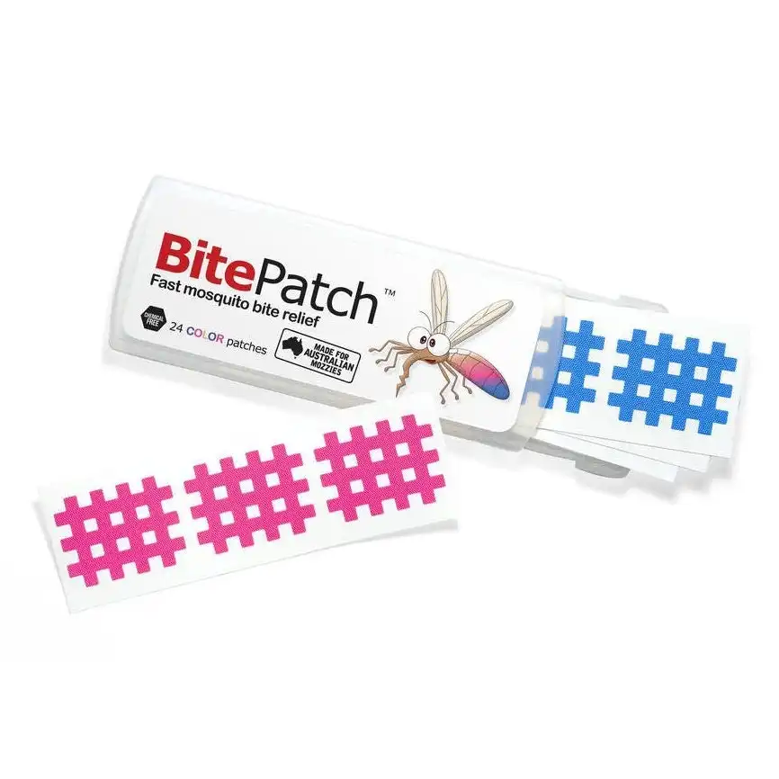 Bitepatch Mosquito Bite Relief Patch Multi COLOUR 24PK