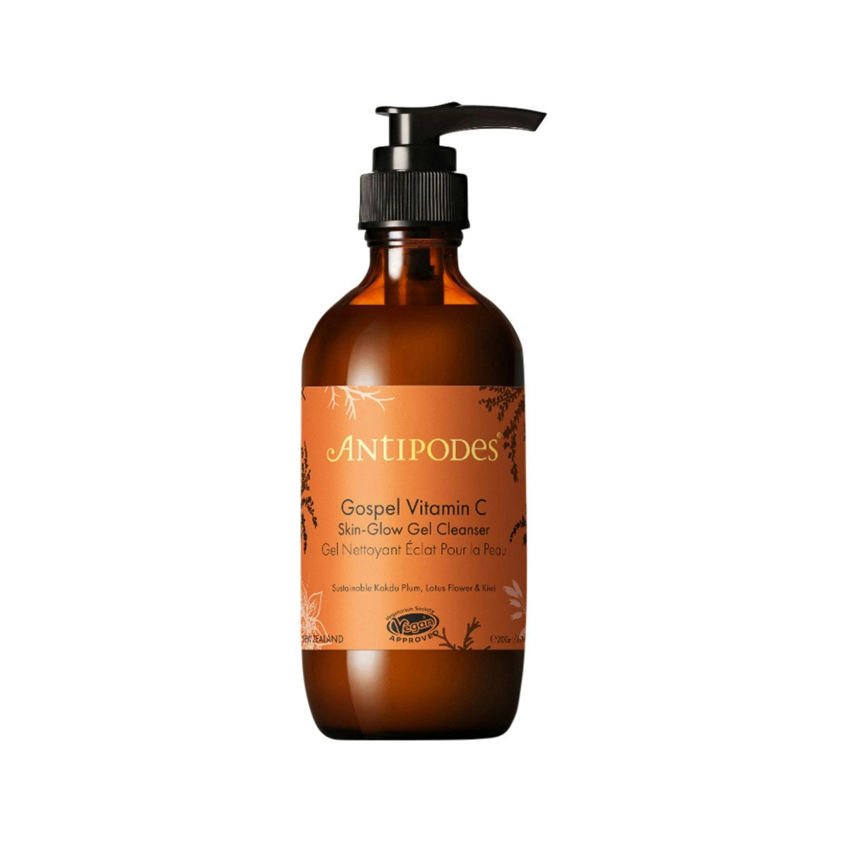 Antipodes Gospel Vitamin C Skin-glow Gel Cleanser 200ml