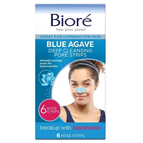 Biore Blue Agave Pore Strips 6 Pack