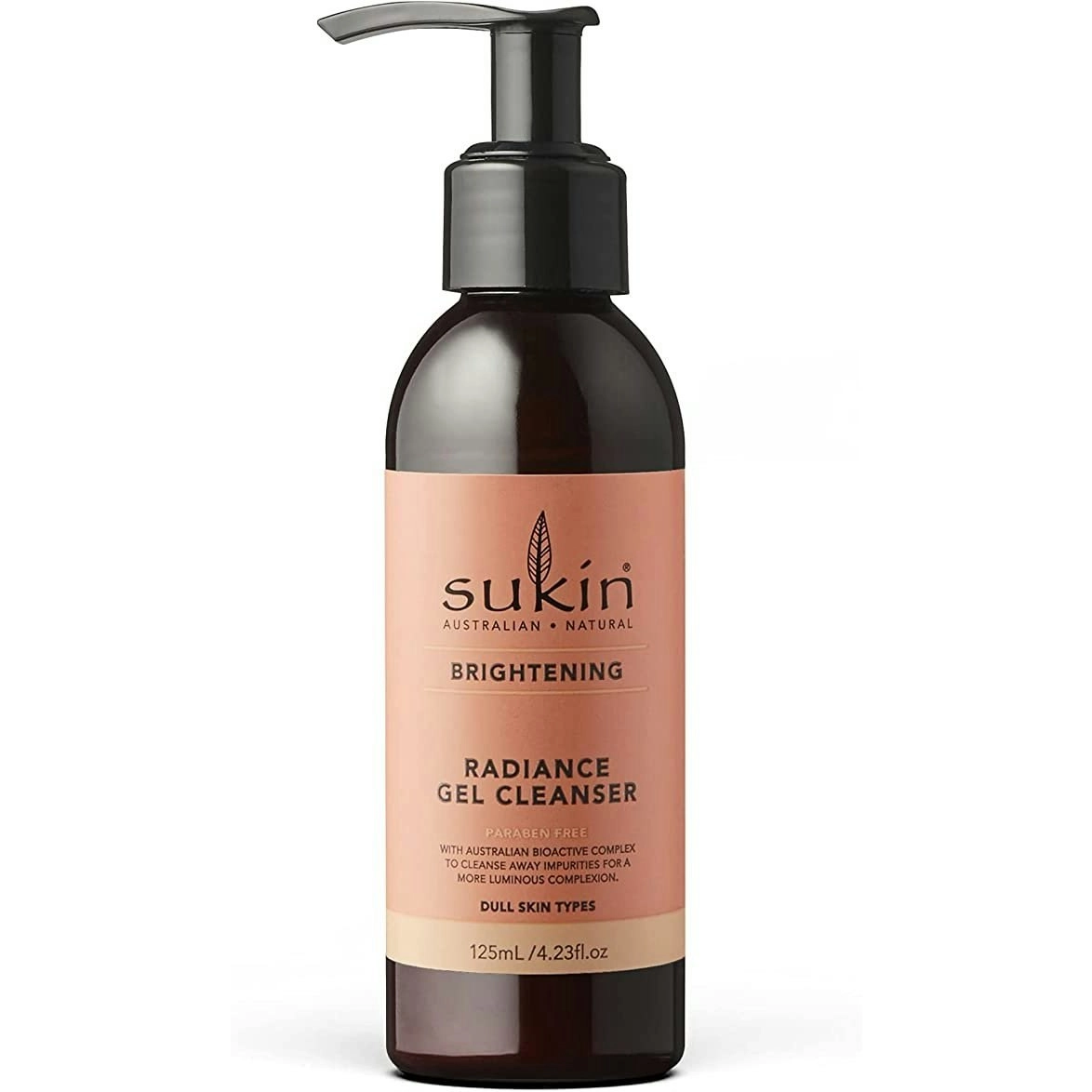 Sukin Brightening Radiance Gel Cleanser Pump 125ml