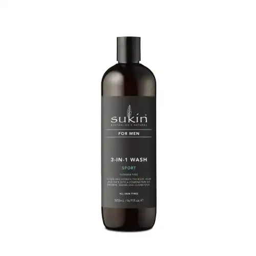 Sukin for Men 3-In-1 Wash Sport 500ml