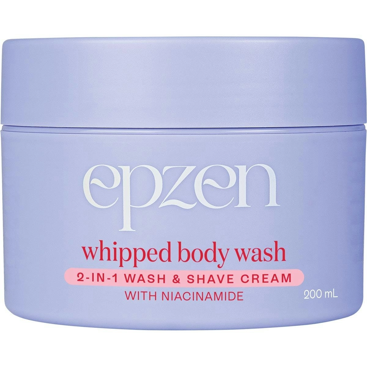 EpZen Whipped Body Wash 2-in-1 Wash & Shave Cream 200ml