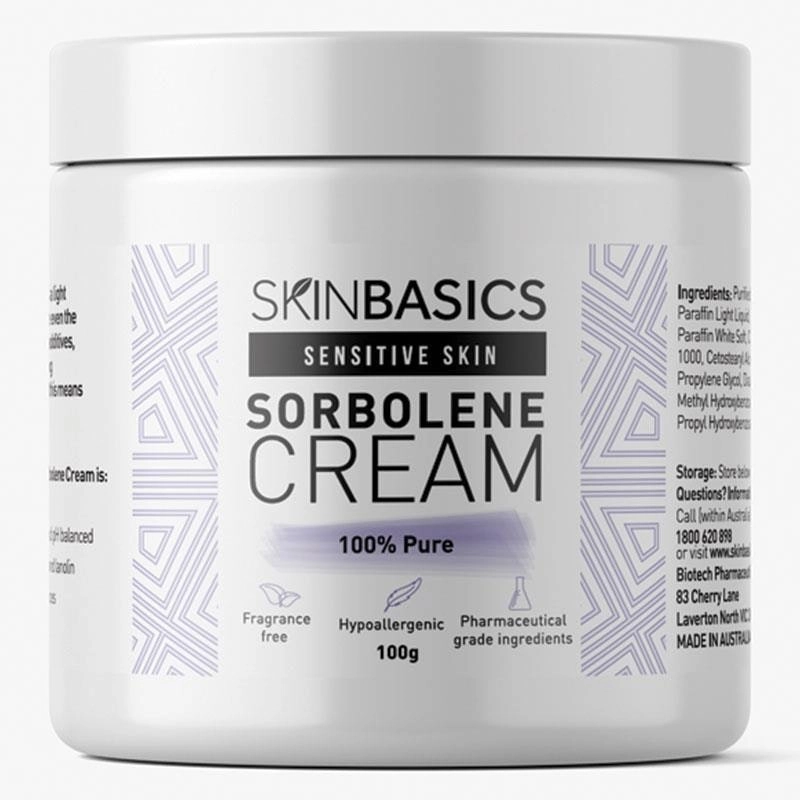 Skin Basics 100% Pure Sorbolene Cream APF Jar 100g