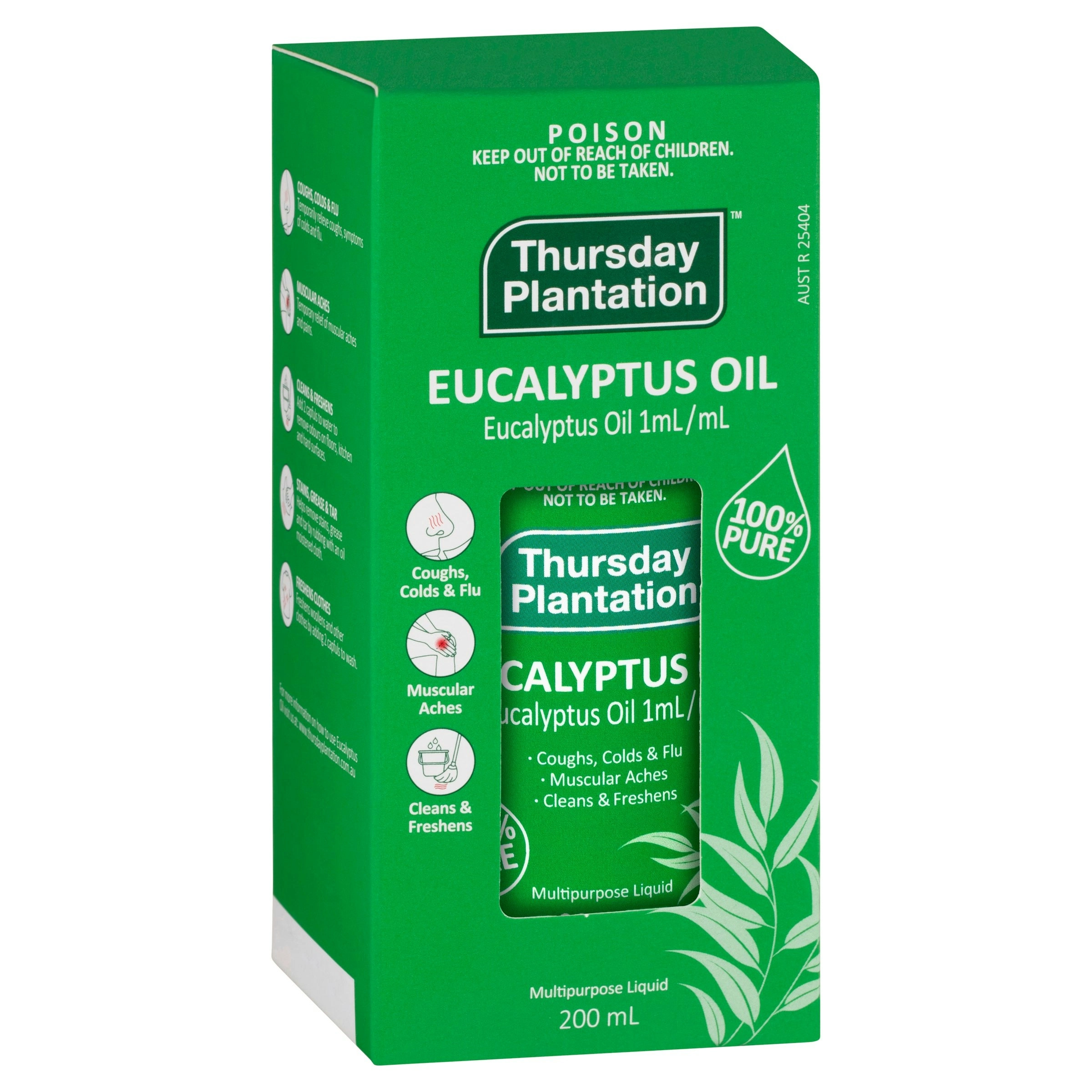 Thursday Plantation 100% Pure Eucalyptus Oil 200ml