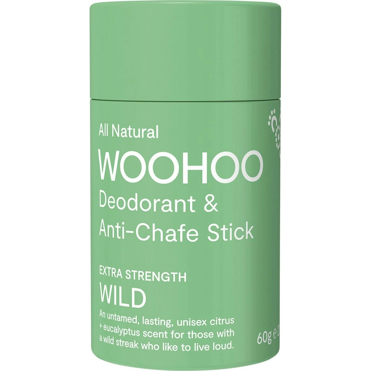 Woohoo Body Deodorant Stick Wild Extra Strength 60g