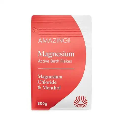 Amazing Oils Magnesium Active Bath Flakes Magnesium Chloride & Menthol 800g