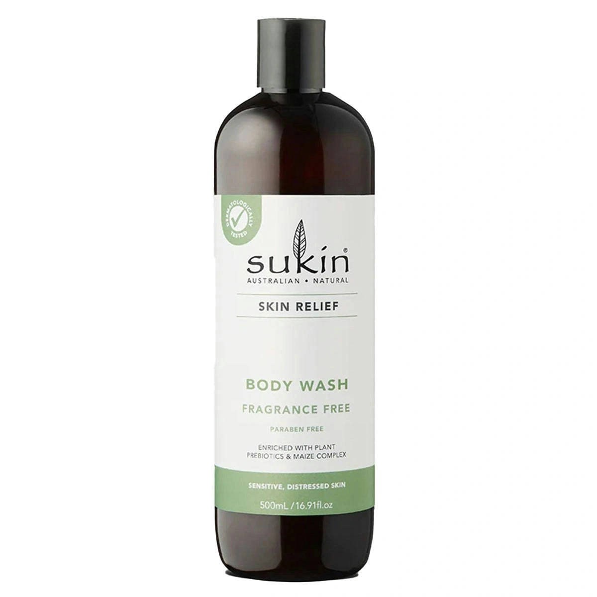 Sukin Skin Relief Body Wash 500ml Cap