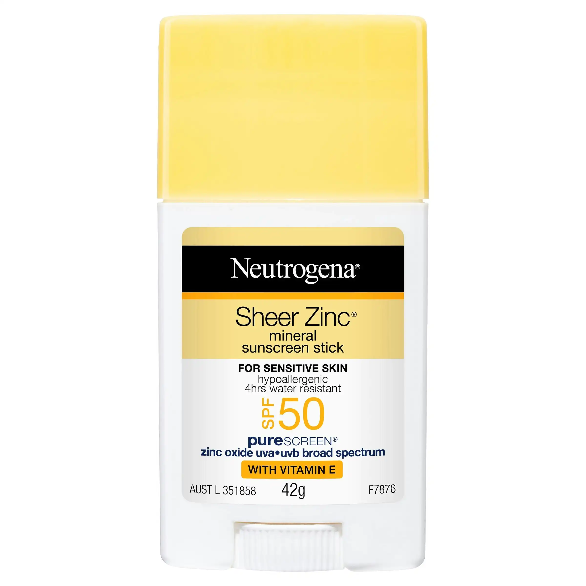 Neutrogena Sheer Zinc Mineral Stick SPF50 42g