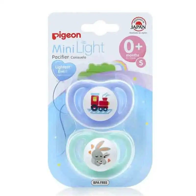 PIGEON Mini Light Pacifier Twin Pack Small