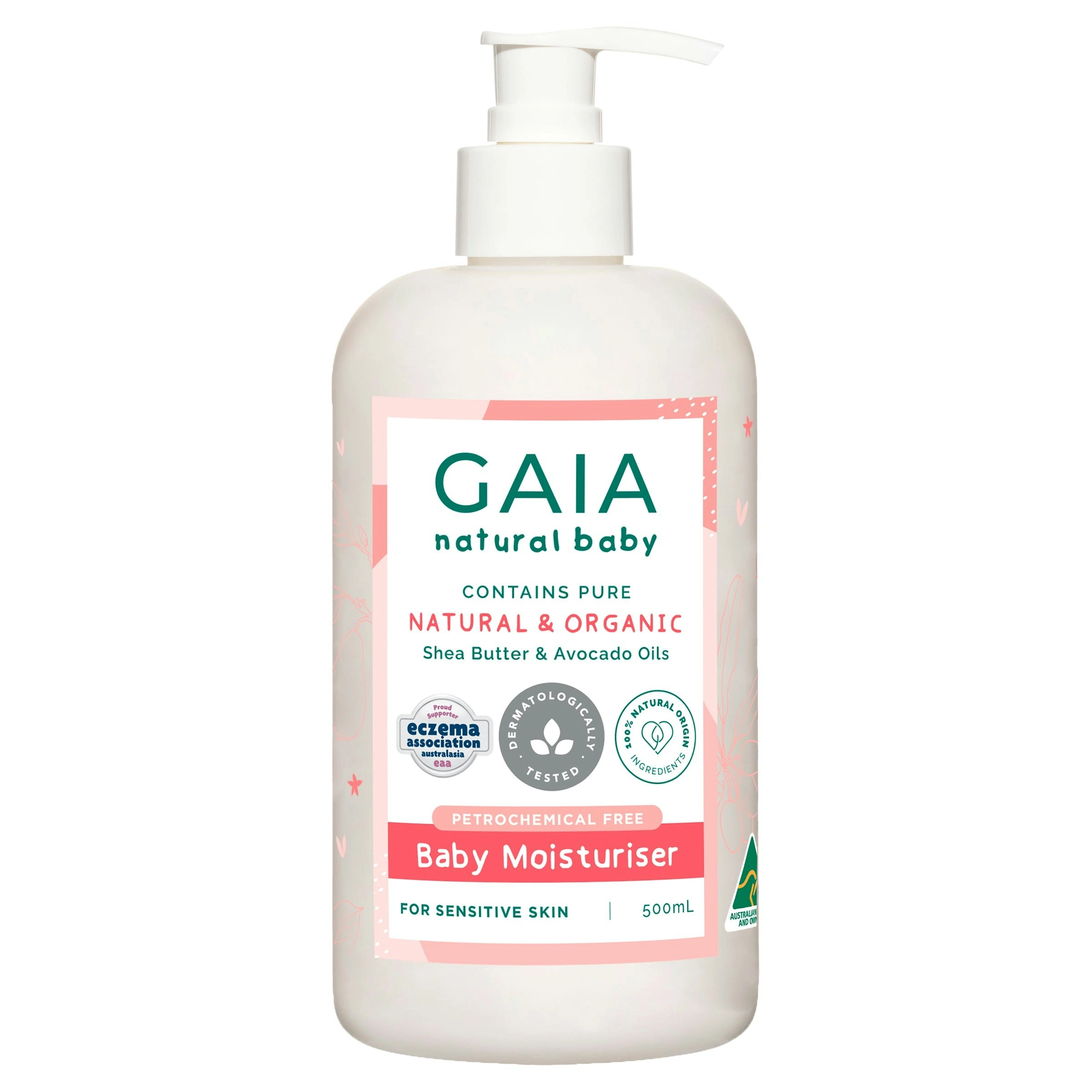 Gaia Natural Baby Moisturiser 500ml