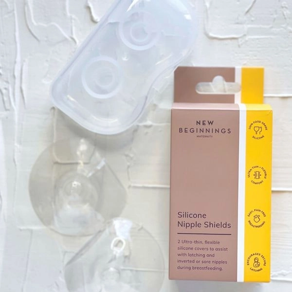 New Beginnings Silicone Nipple Shields 2 Packs