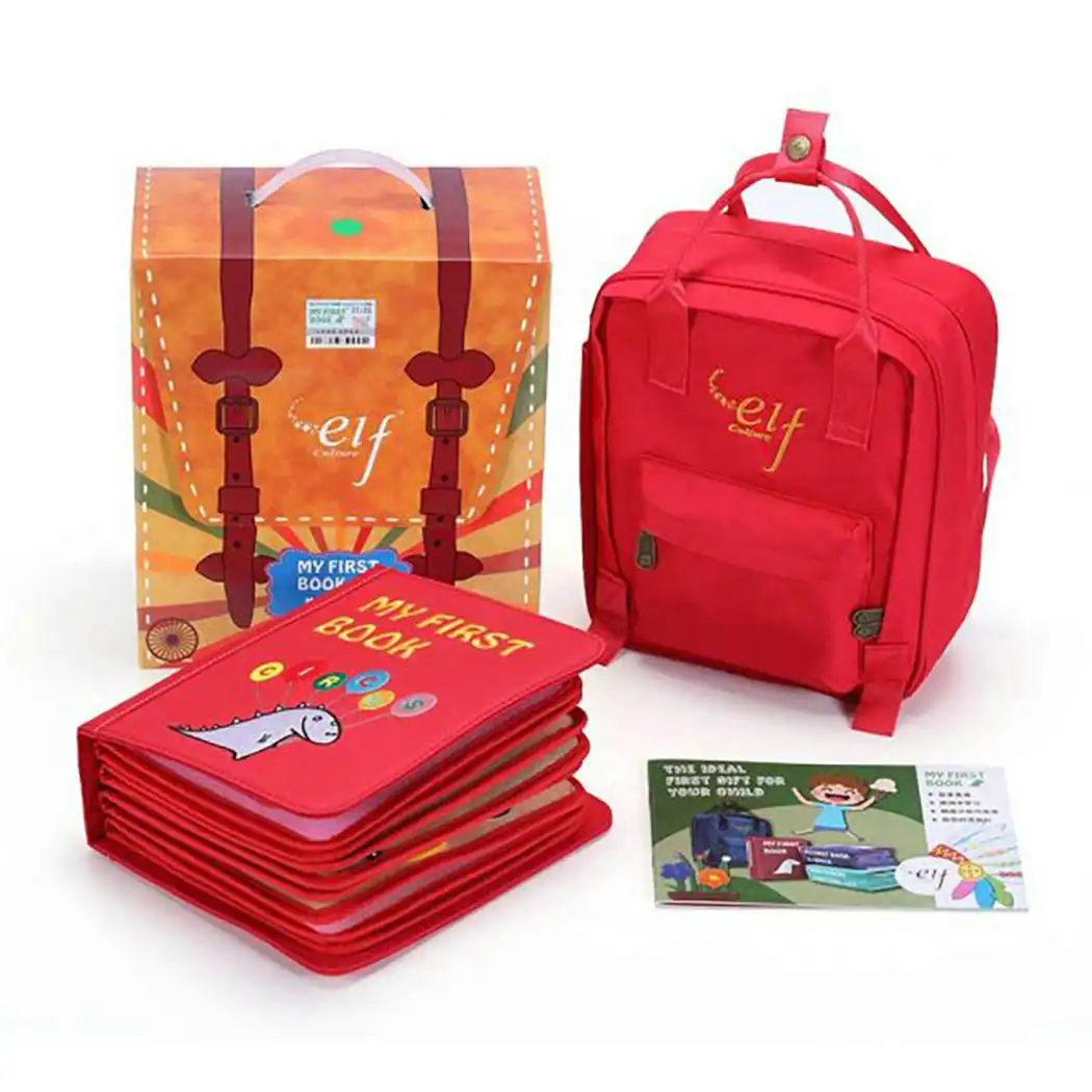 My First Book Circus Bright Red Montessori Education Kids Gift Books