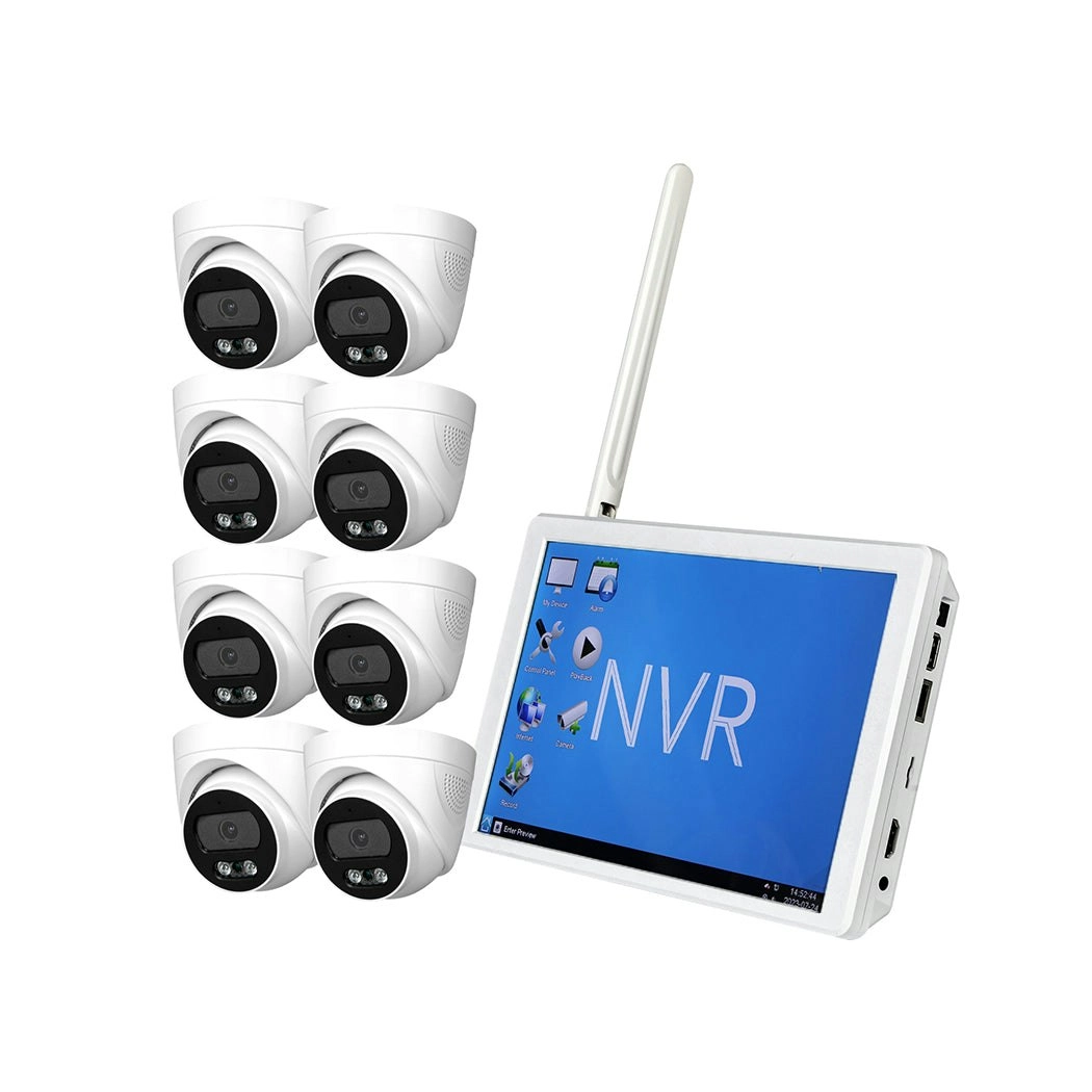 Wireless Security Camera System Set Wifi 1080P Home CCTV 8CH NVR Night MonitorX8