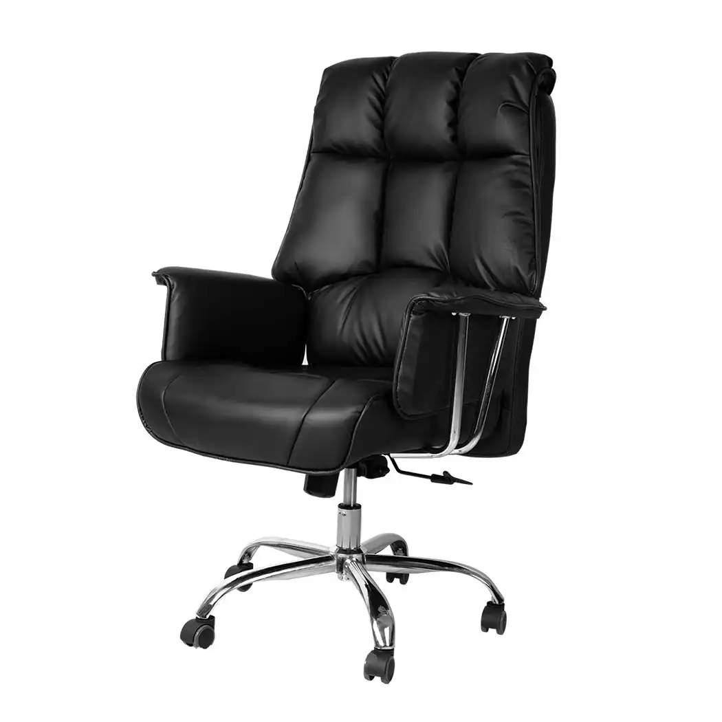 Levede Office Chair Futon Gaming Computer PU Leather Chairs Executive Seat Work