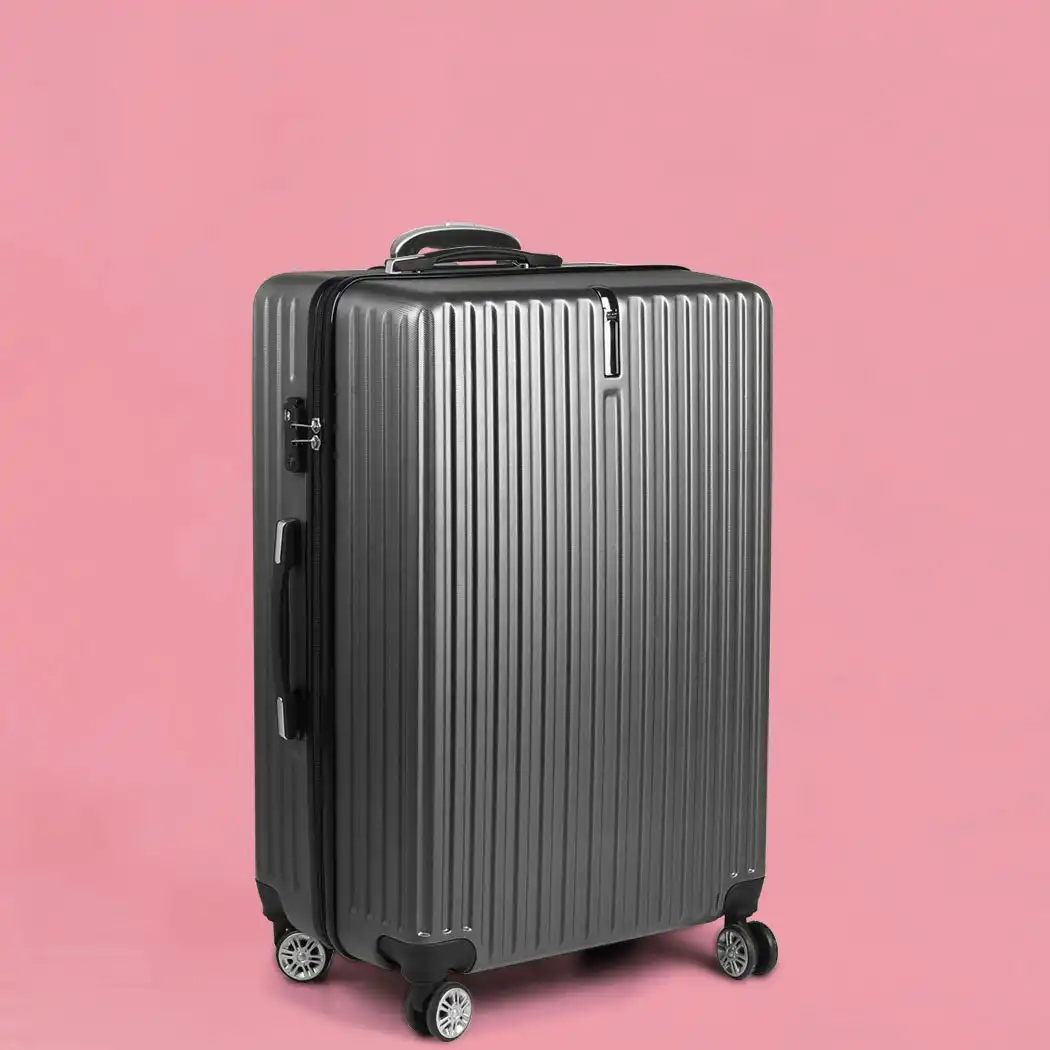 Slimbridge 28" Inch Luggage Suitcase Travel TSA Lock Hard Shell Carry Dark Grey