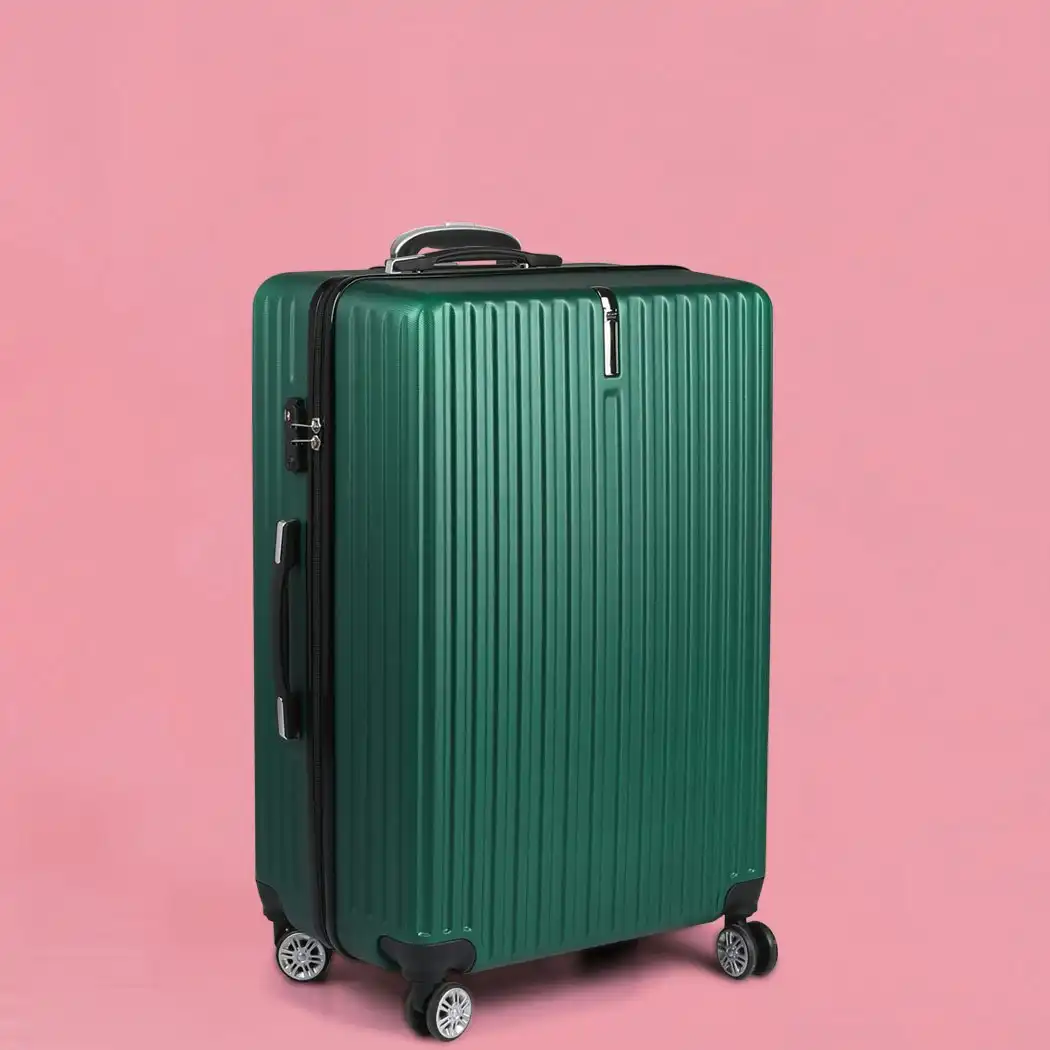 Slimbridge 28" Inch Luggage Suitcase Travel TSA Lock Hard Shell Carry Case Green