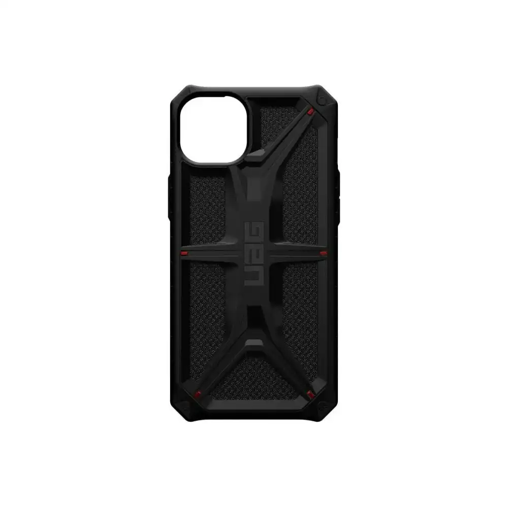 UAG Monarch Rugged Phone Case for iPhone 14 Plus in Kevlar Black