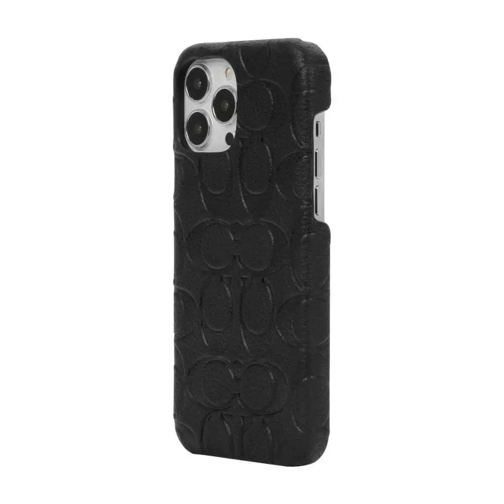 Coach Leather Slim Wrap for iPhone 13 Pro Max & iPhone 12 Pro Max