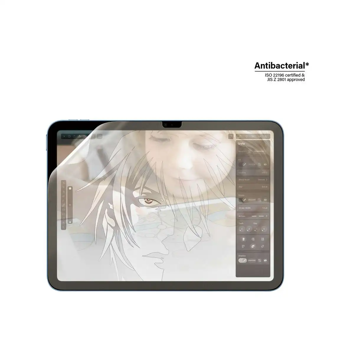 PanzerGlass Ultra-Wide Fit Graphic Paper for iPad 10.9 Gen 10 - Transparent