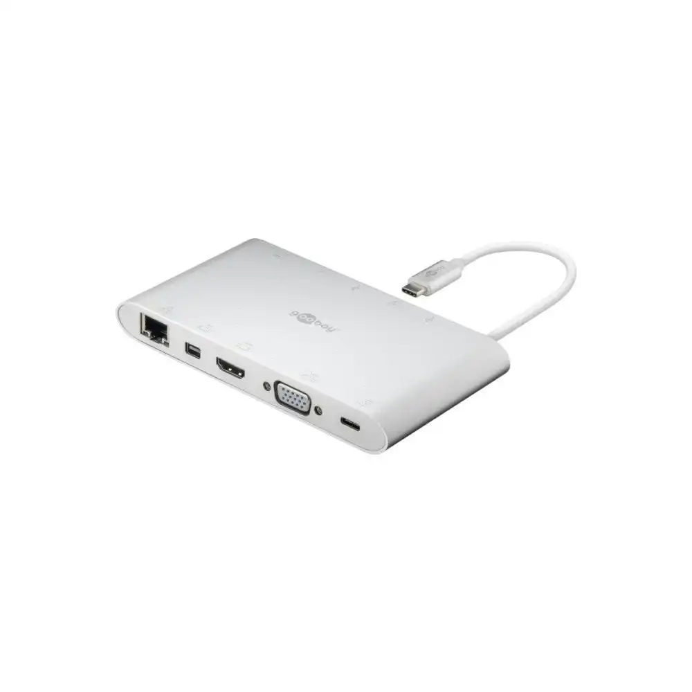 Goobay USB-C All-in-1 Multiport Hub Adapter aluminium silver