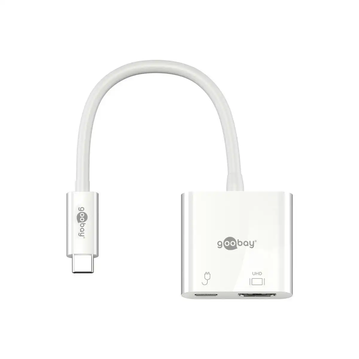 Goobay USB-C HDMI adapter (4k 60 Hz)3A/60W white