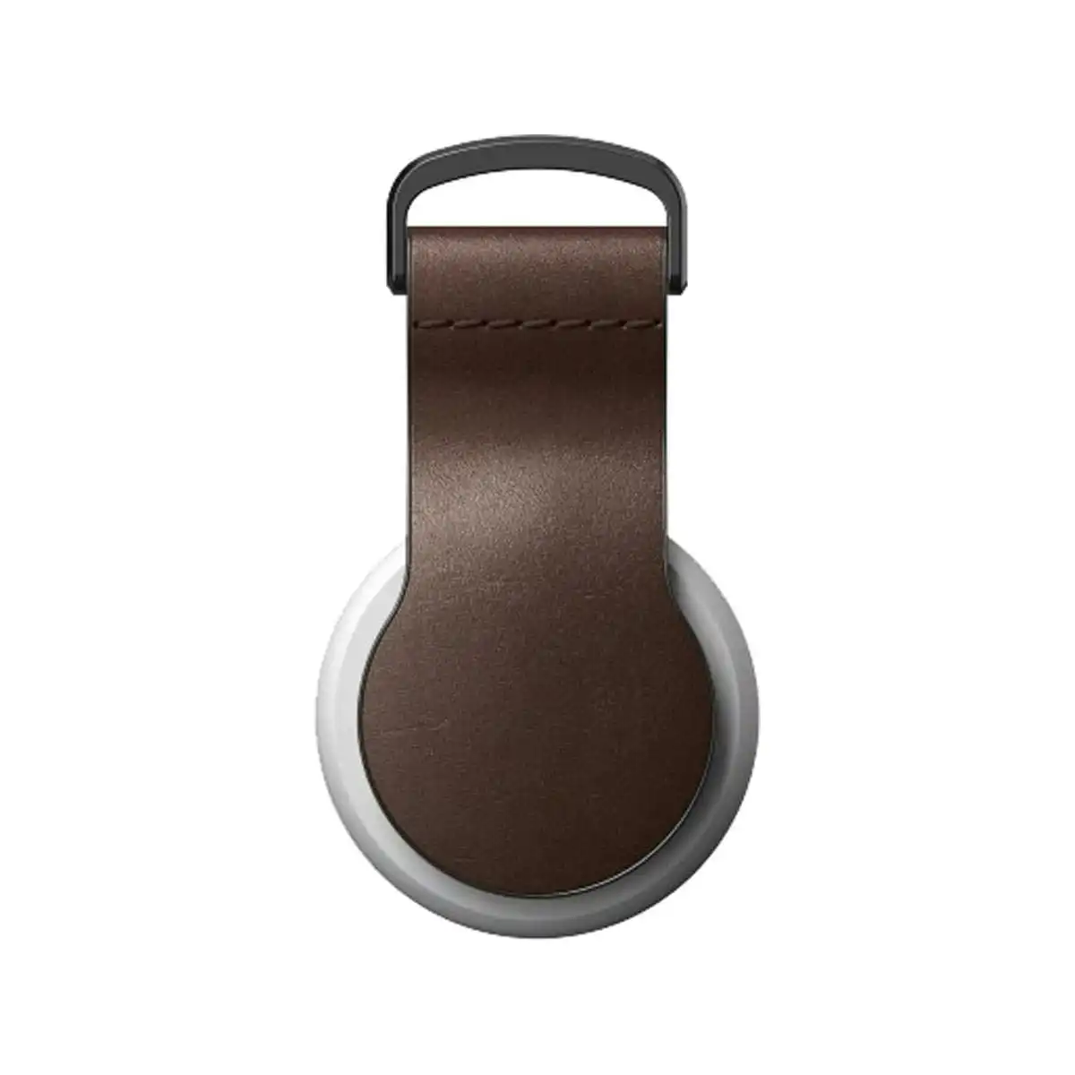 Nomad Leather Loop for AirTag - Rustic Brown Horween Leather