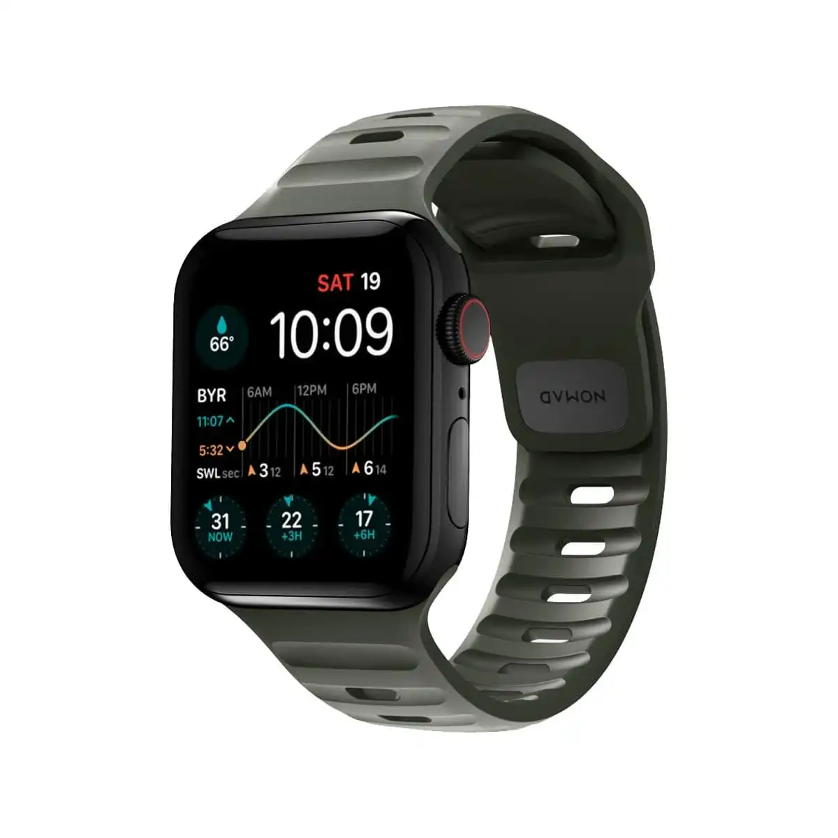 Nomad Apple Watch 41mm Sport Band - Ash Green