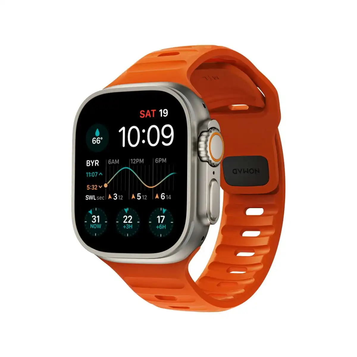 Nomad Apple Watch 45mm / 49mm Sport Band - Ultra Orange