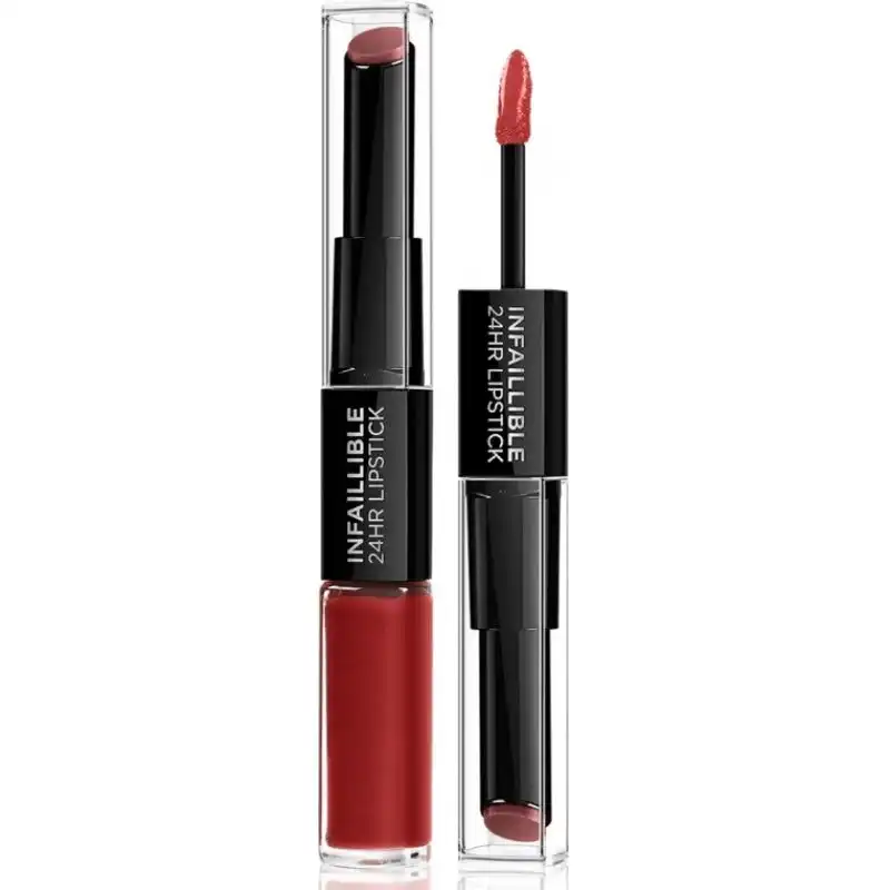 L'Oreal Paris Infallible 2 Step Lipstick 502 Red To Stay