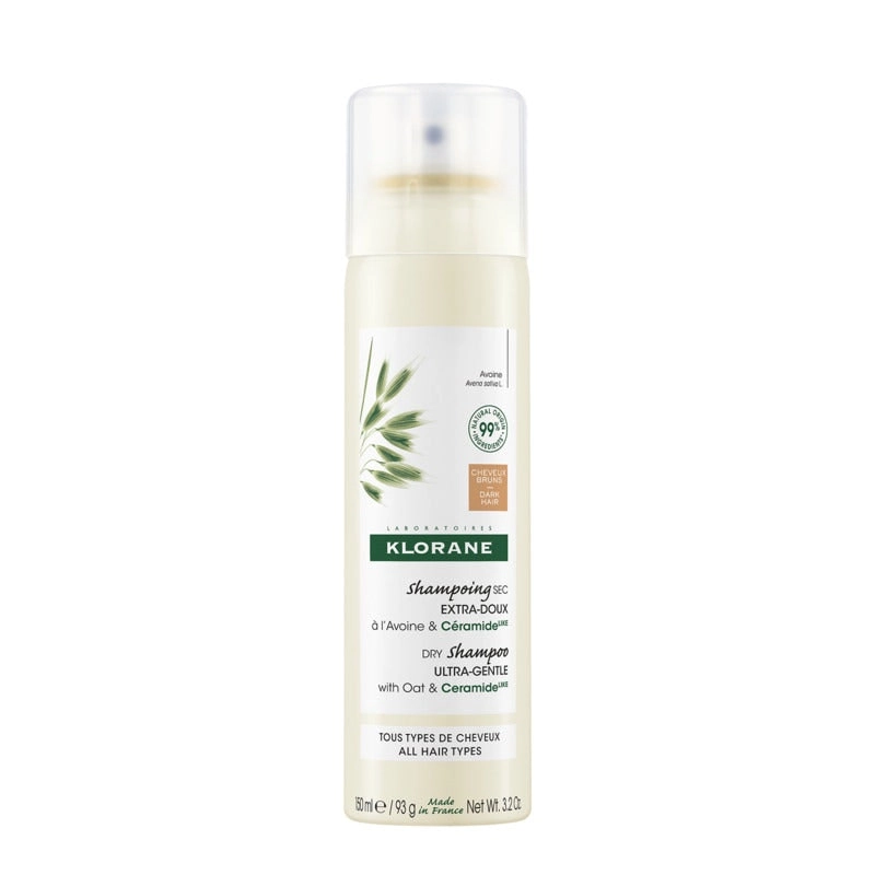 Klorane Dry Shampoo with Oat & Ceramide Dark Hair Tinted 150ml