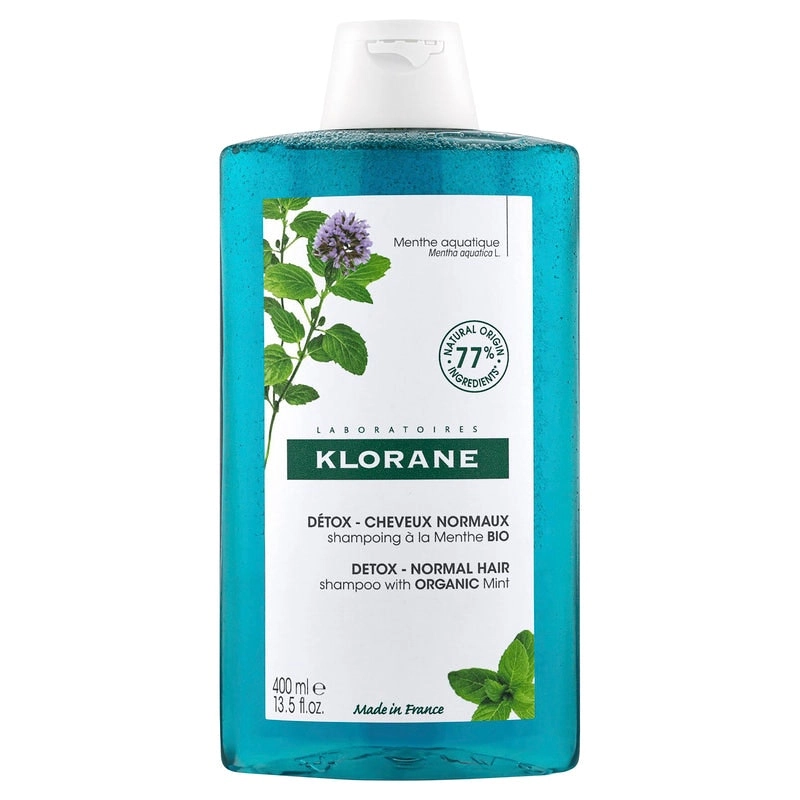 Klorane Hair Detox Shampoo with Organic Mint 400ml