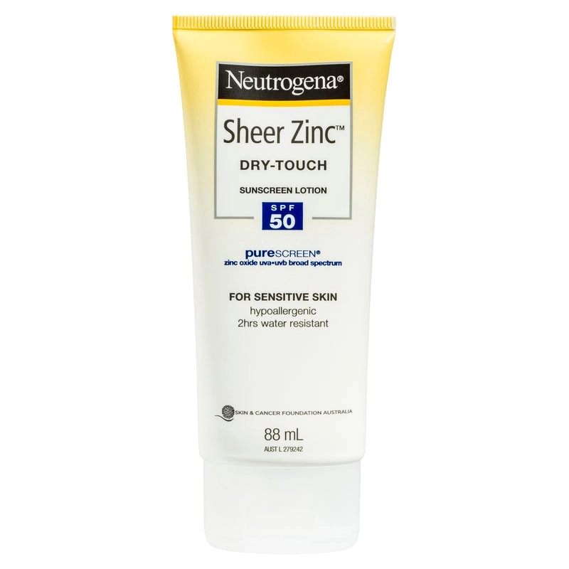 Neutrogena Sheer Zinc Fragrance Free Dry-Touch Sunscreen Lotion SPF 50 88ml