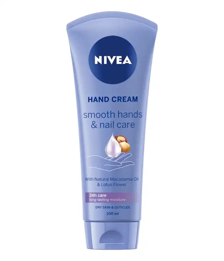 Nivea Smooth Hands & Nail Care Hand Cream 100ml