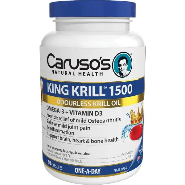 Caruso's King Krill(R) 1500 60 Caps