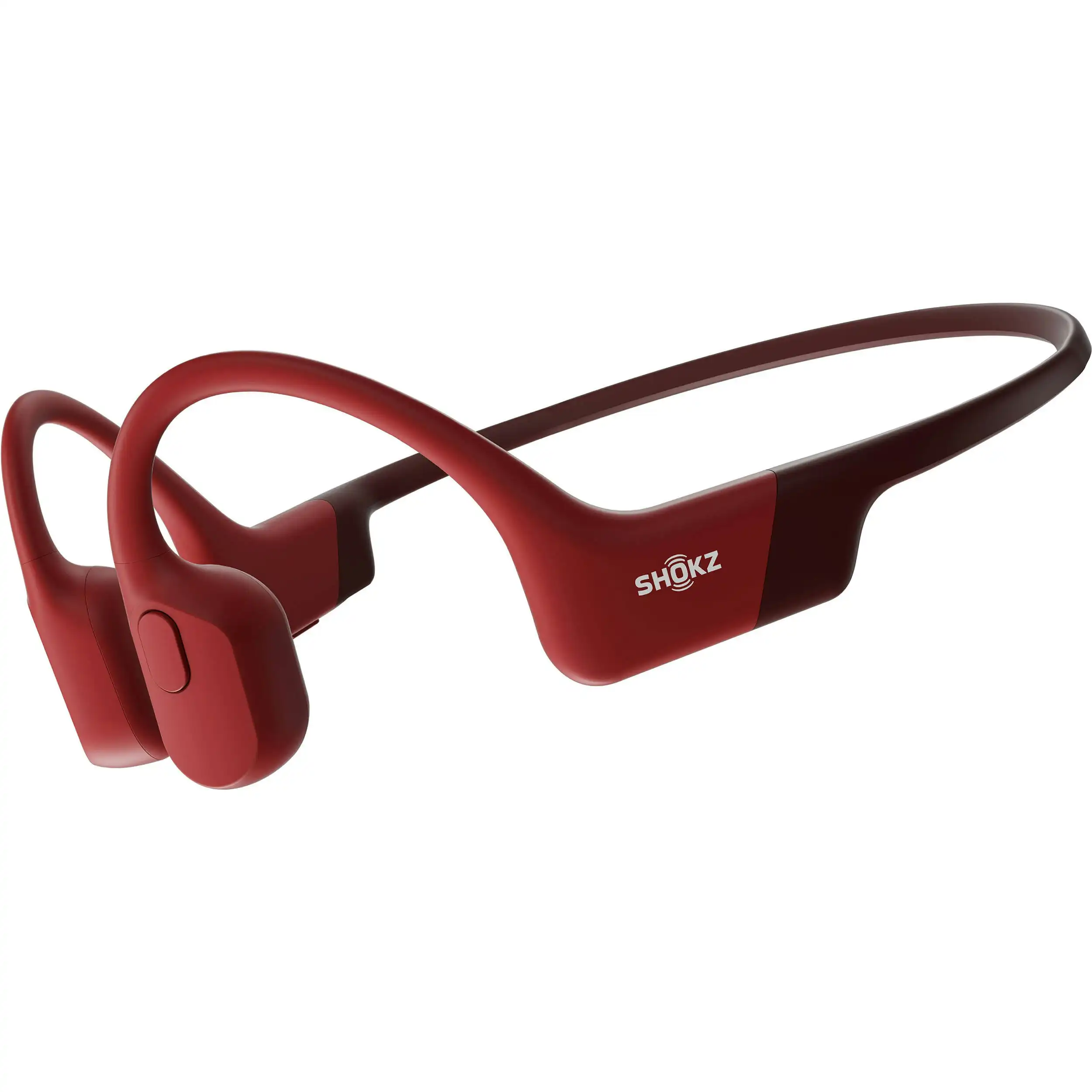 Shokz Openrun Bone Conduction Sports Bluetooth Headphones - Red