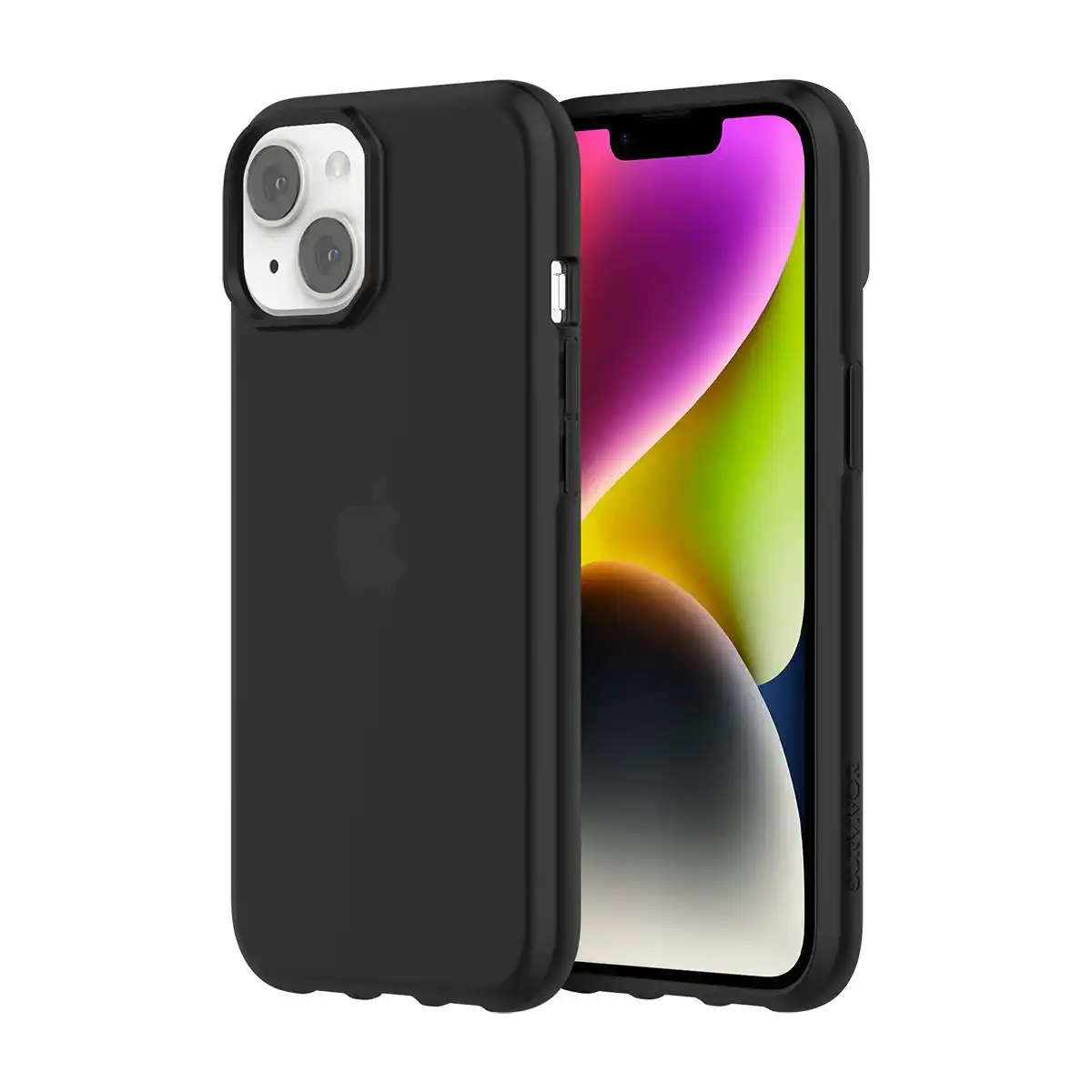 Survivor Elroy Clear Case For Apple Iphone 14/iphone 13 - Black