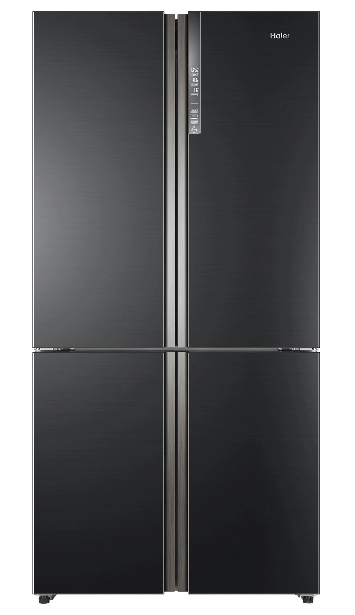 Haier 628L Quad Door Frost Free Fridge Black