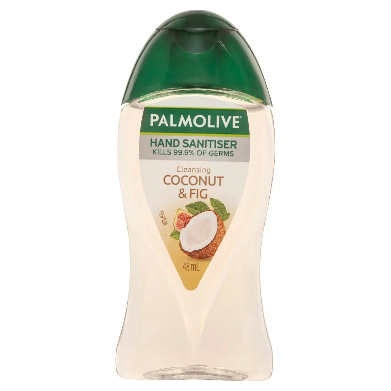 Palmolive Antibacterial Instant Hand Sanitiser, 48mL, Coconut & Fig, Travel Size, Kills 99.9% of Germs