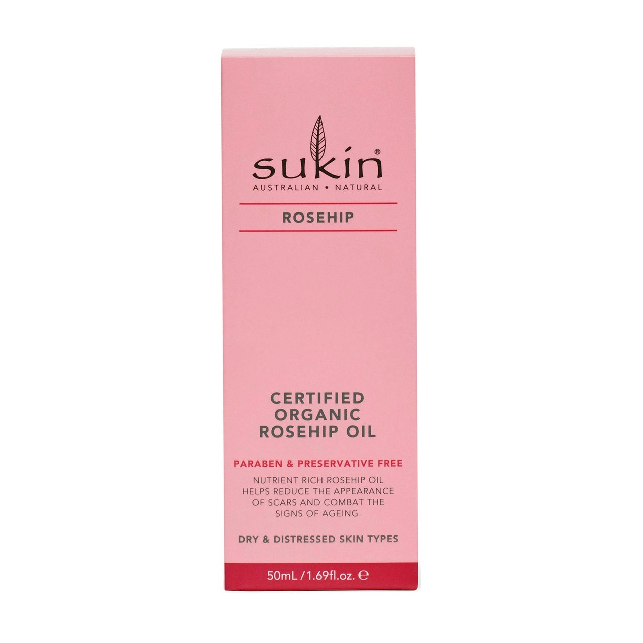 Sukin Certified Organic Rosehip Oil 50ml 24s