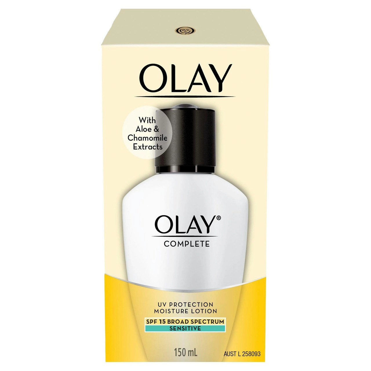 Olay(R) Complete UV Protection Moisture Lotion Sensitive Spf 15 150 Ml