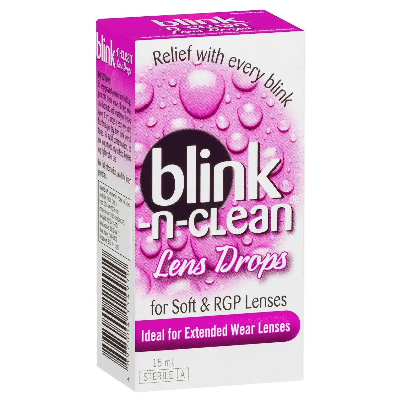 Complete Blink N Clean Lens Drops 15ml