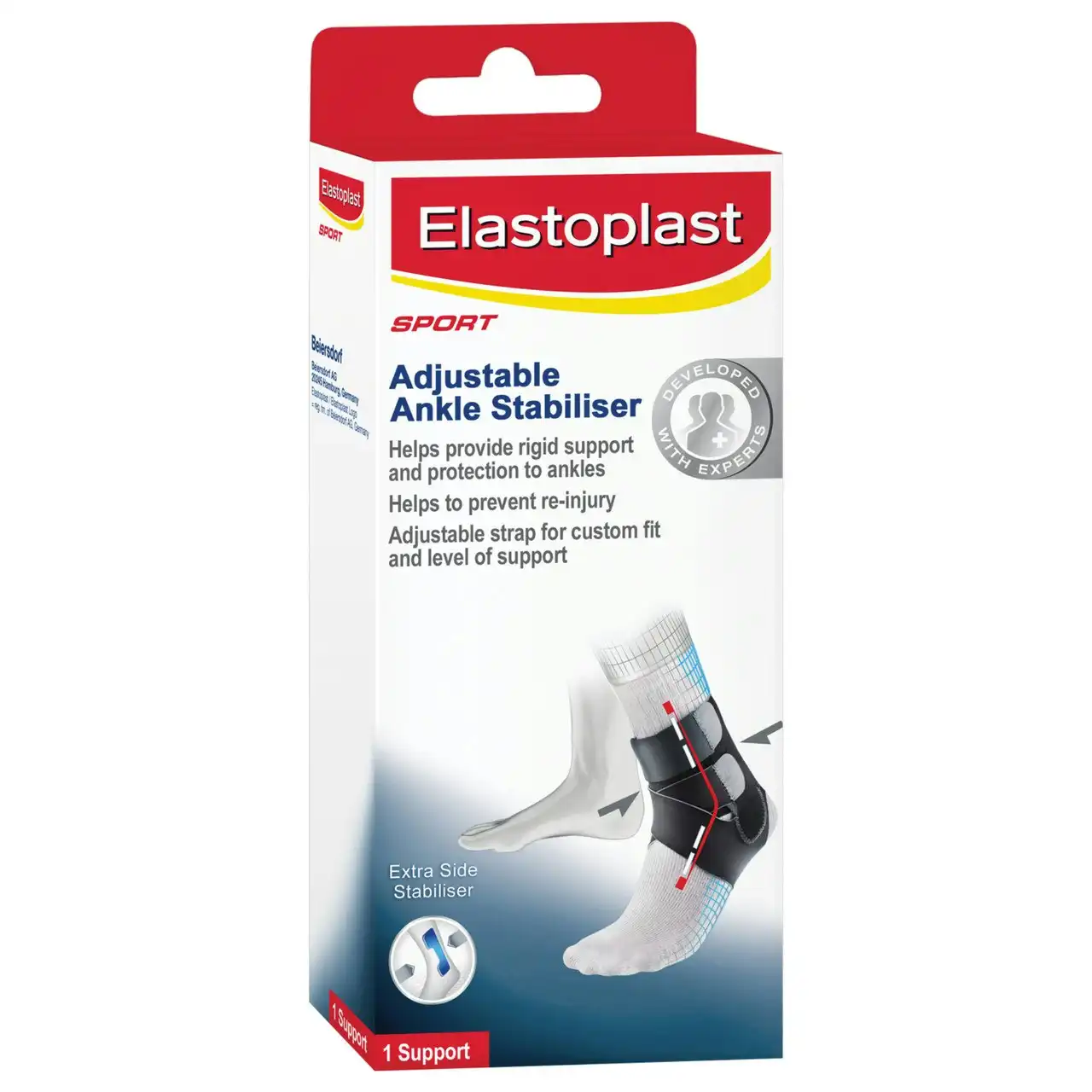 Elastoplast Sport Ankle Stabilizer Adjustable 1 Ea