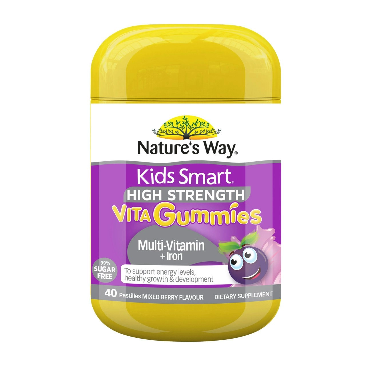 Nature's Way Kids Smart High Strength Vita Gummies Multi-Vitamin + Iron 40