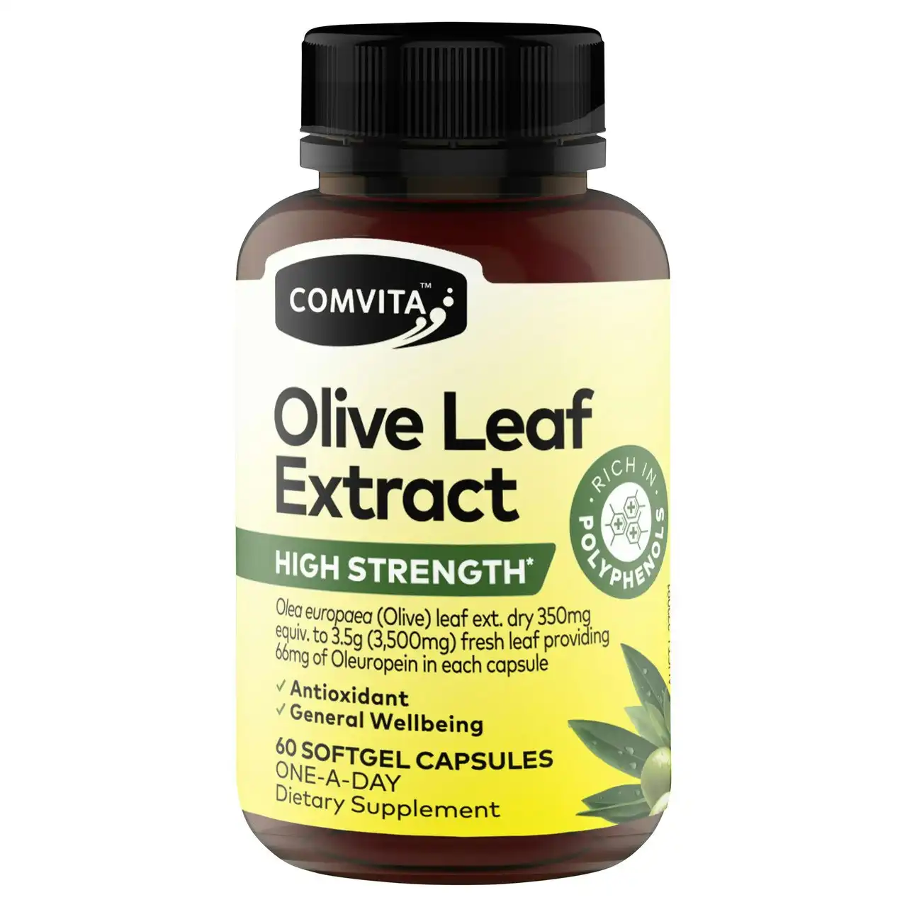 Comvita Olive Leaf Extract High Strength 60 Softgel Capsules