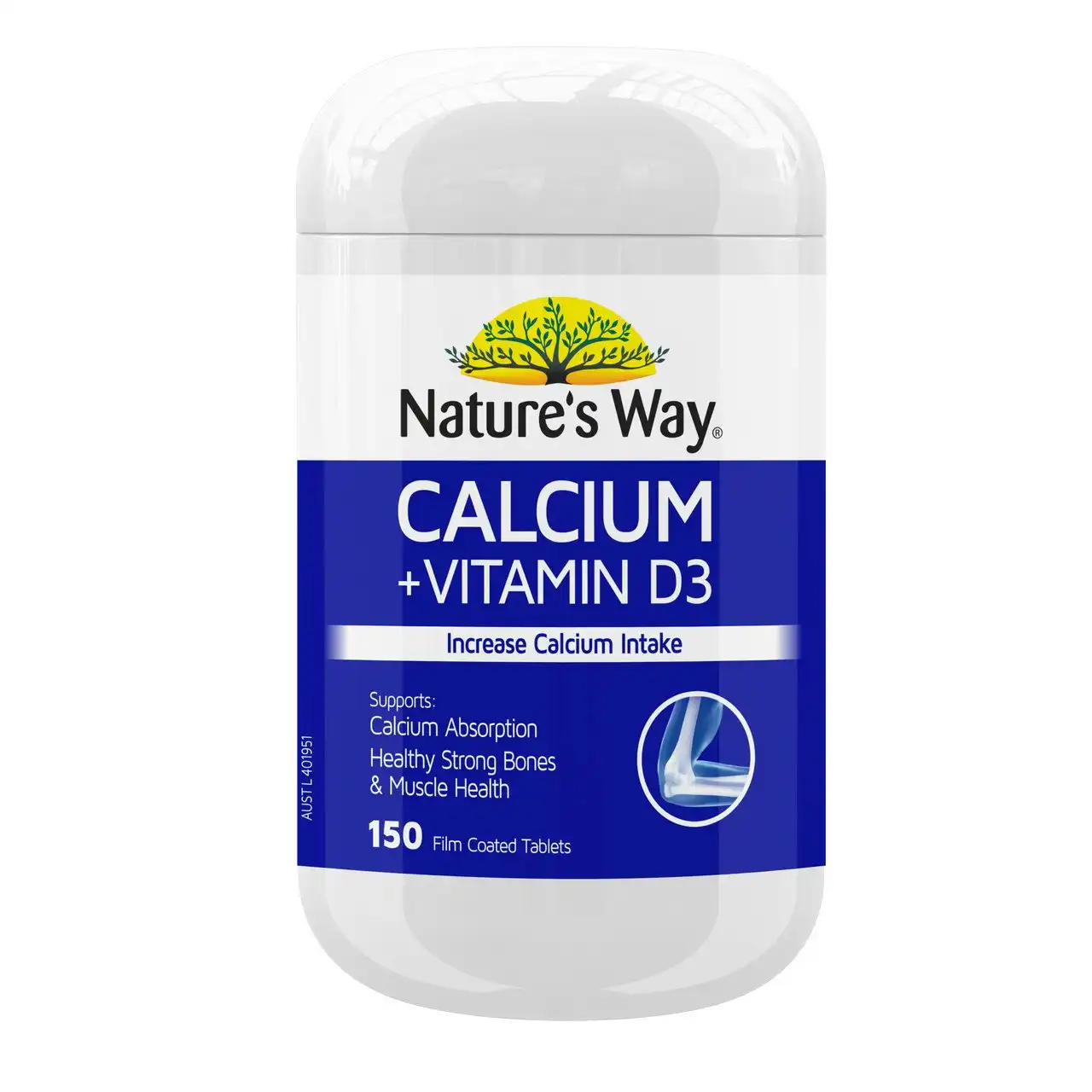 Nature's Way Calcium + Vitamin D3 150 Tablets