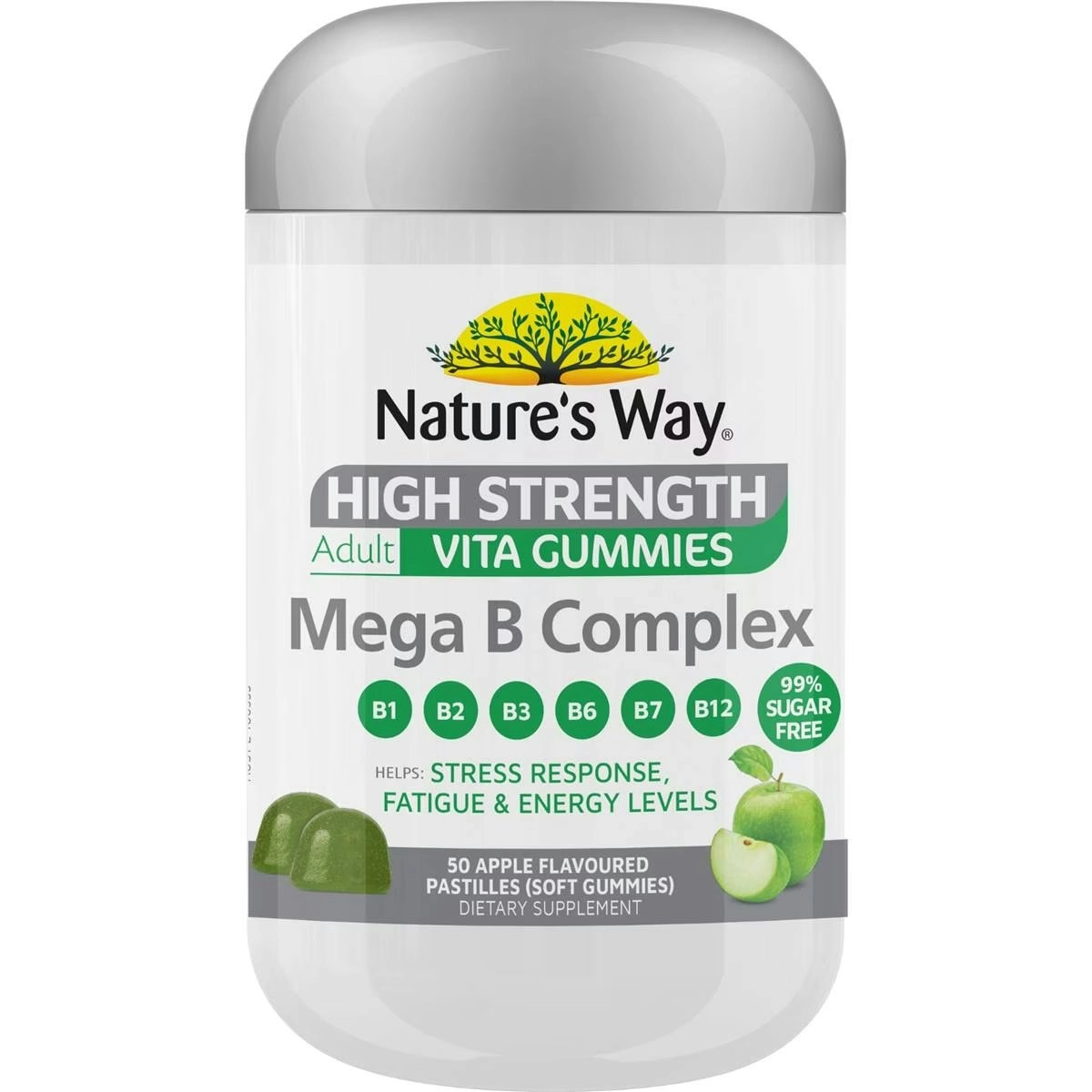 Nature's Way High Strength Adult Vita Gummies Mega B Complex 50