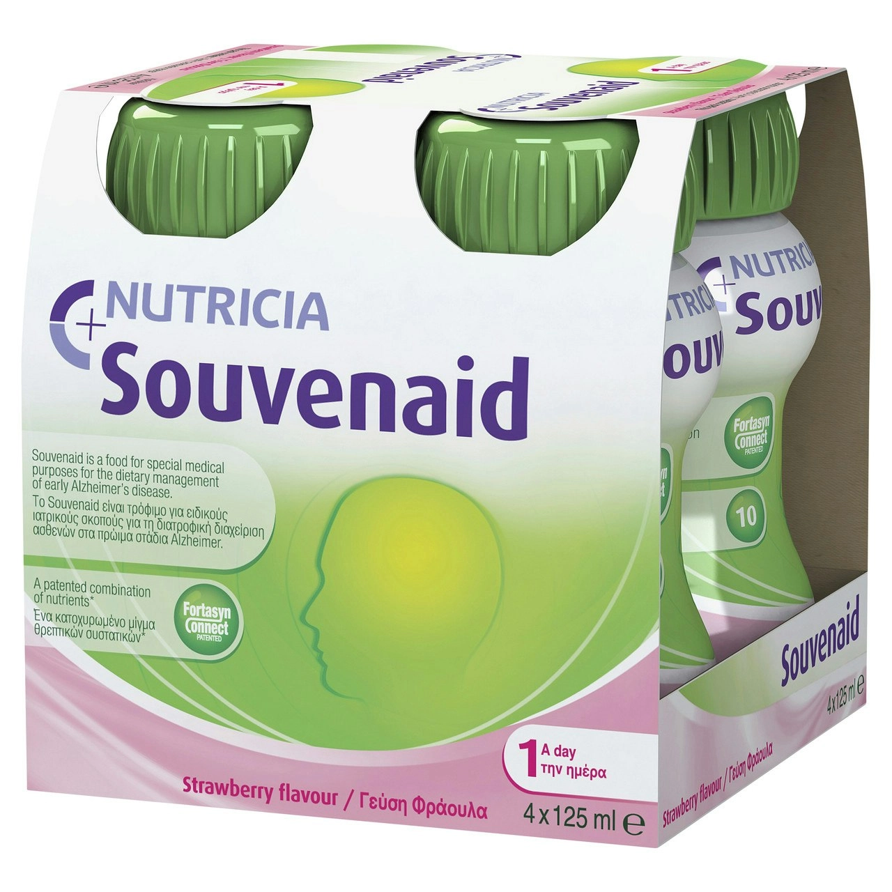 Souvenaid Memory Drink Strawberry 4 Pack 125mL