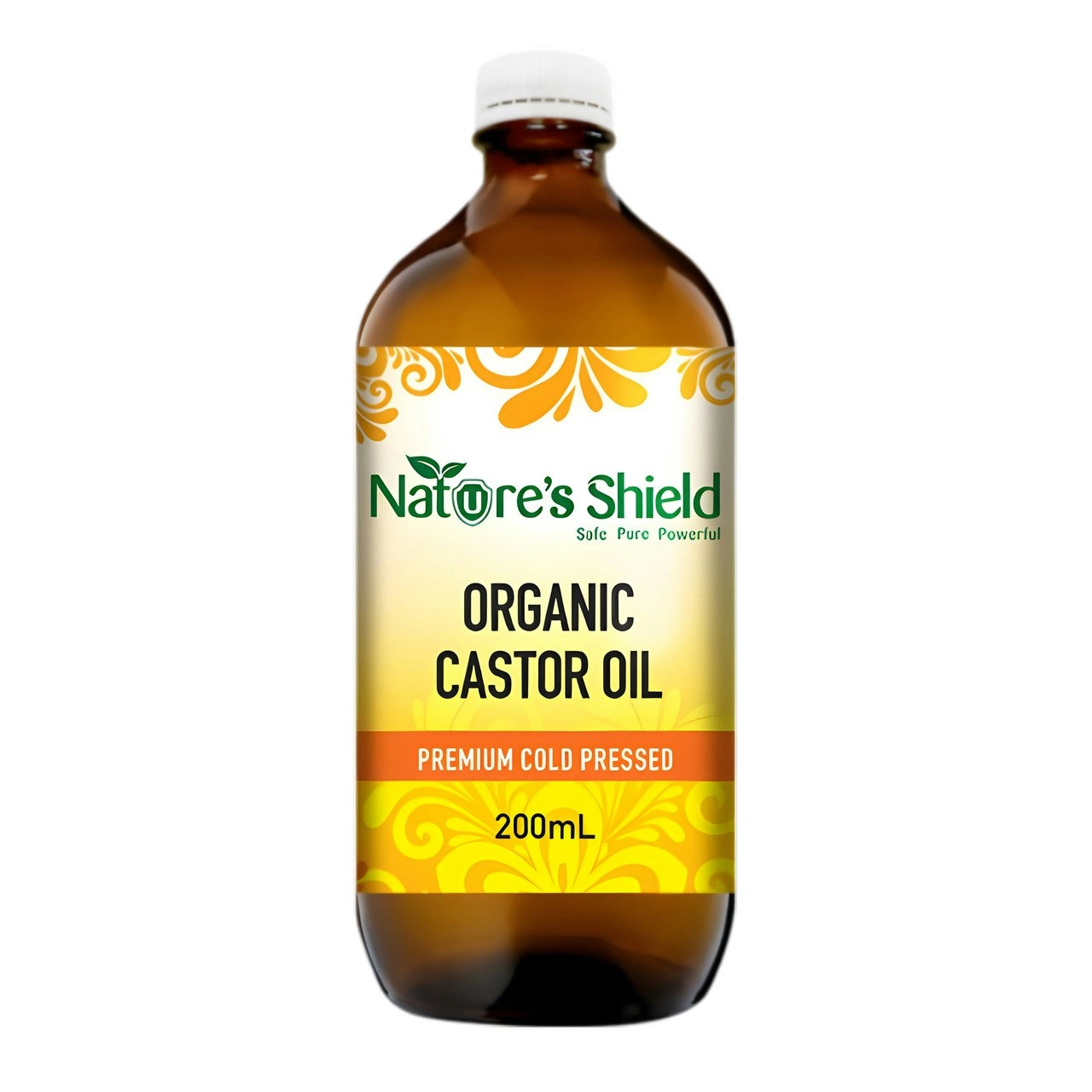 Nature's Shield Organic Castor Oil 200ml