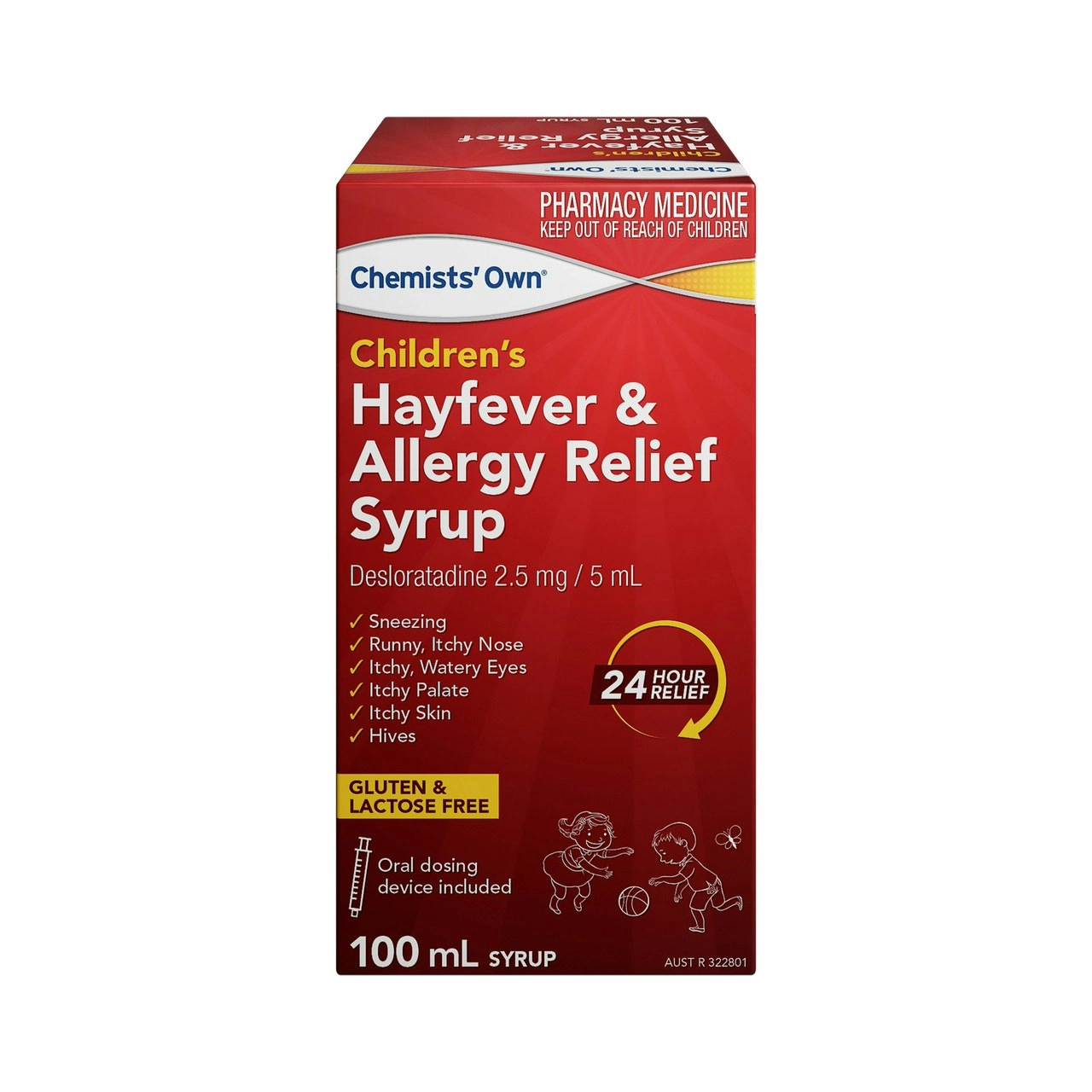 Chemists' Own Children's Hayfever & Allergy Relief Syrup 100mL