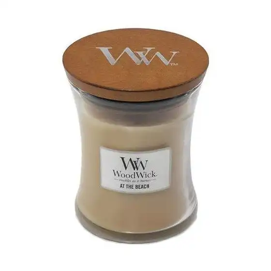 WoodWick Medium At The Beach Scented Candle